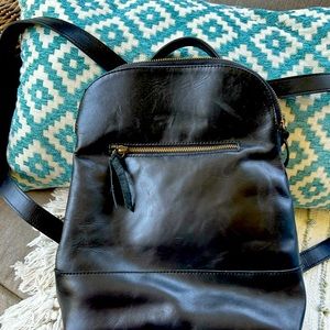 ABLE leather backpack